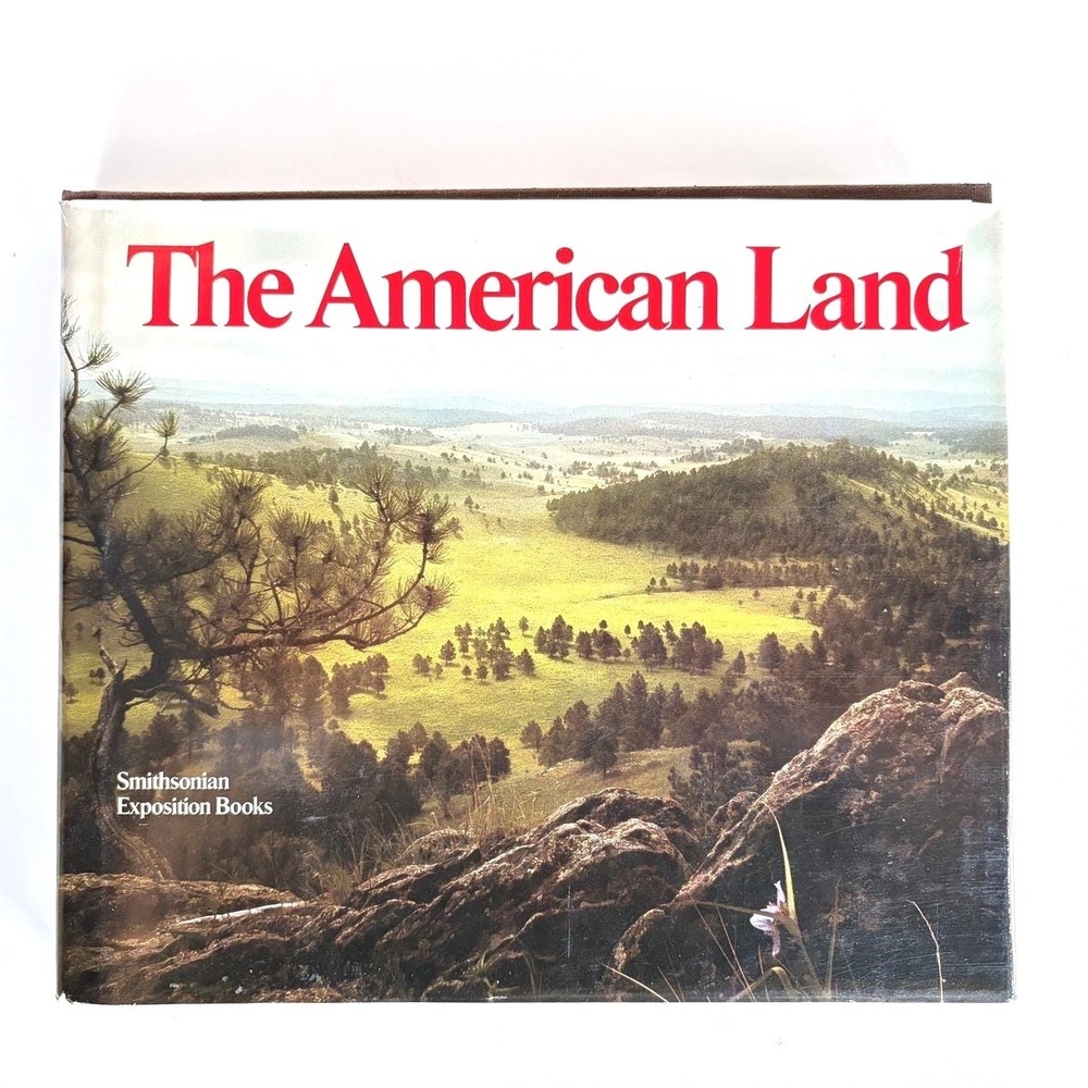 Smithsonian The American Land Hardcover Book Vintage Geography Nature
